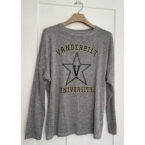 Vanderbilt University Long Sleeve Crewneck Spirit Jersey Womens MEDIUM